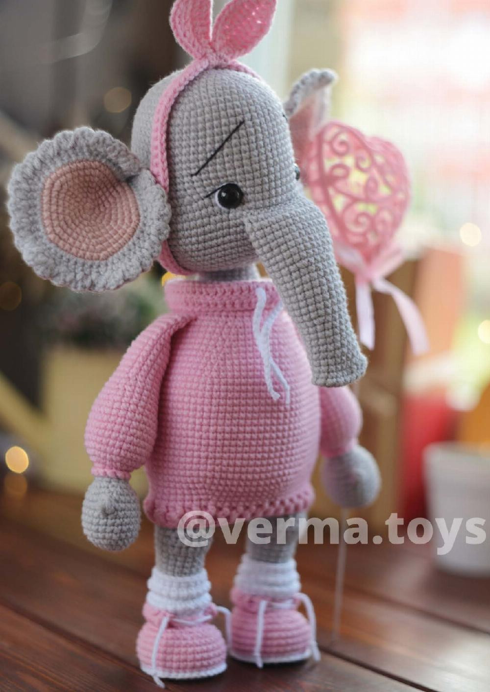 elephant emmy crochet pattern