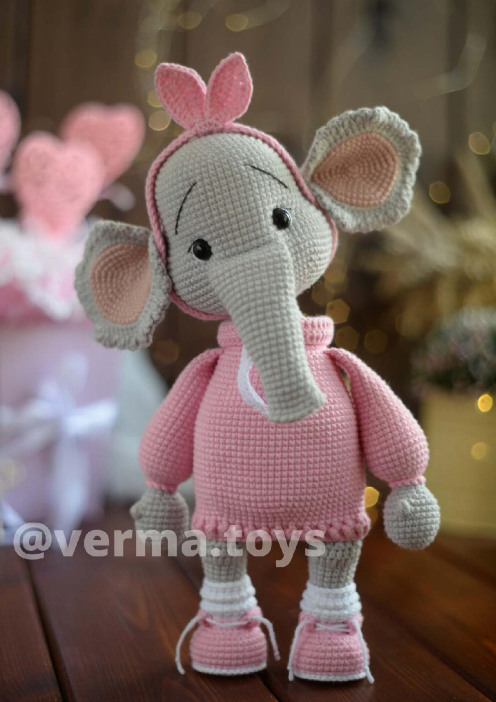 elephant emmy crochet pattern