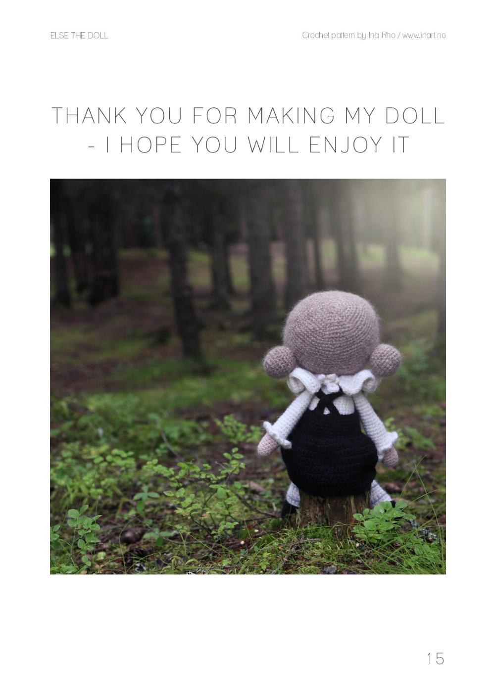 ELSE THE DOLL Crochet pattern