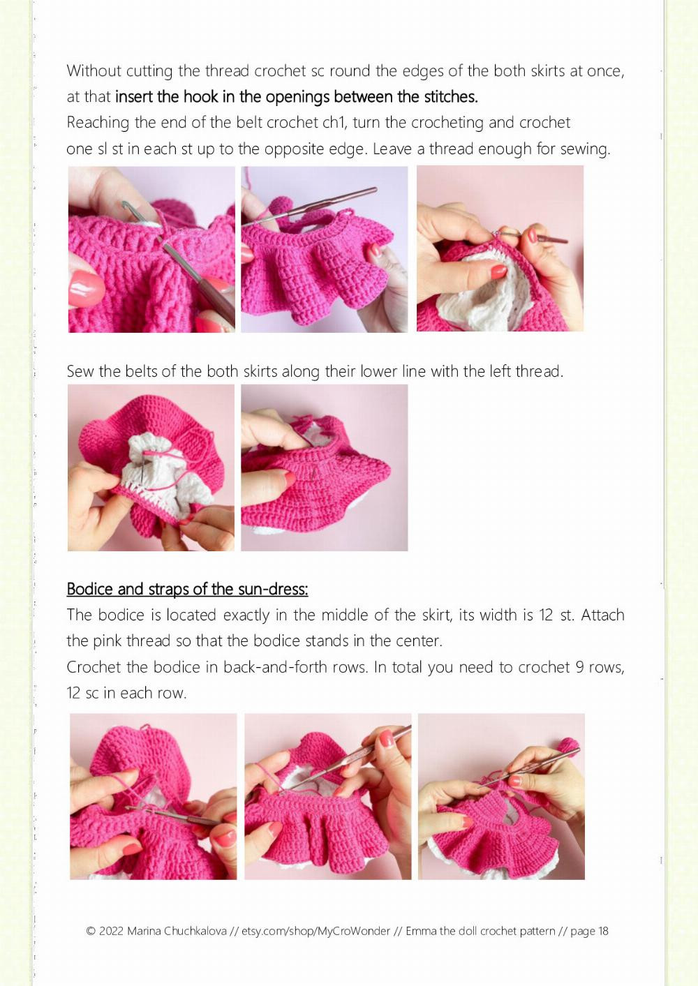 emma the doll crochet pattern