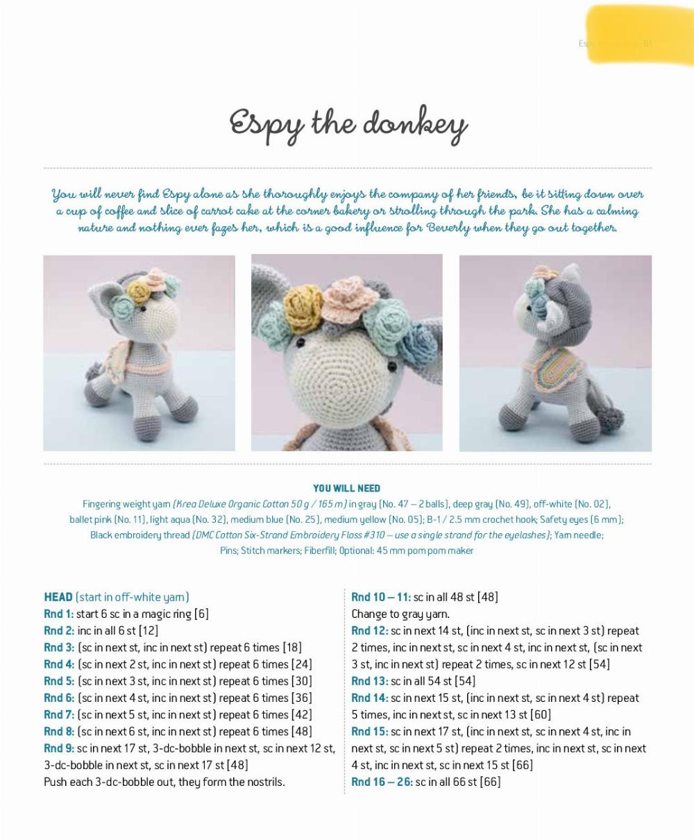 espy the donkey crochet pattern