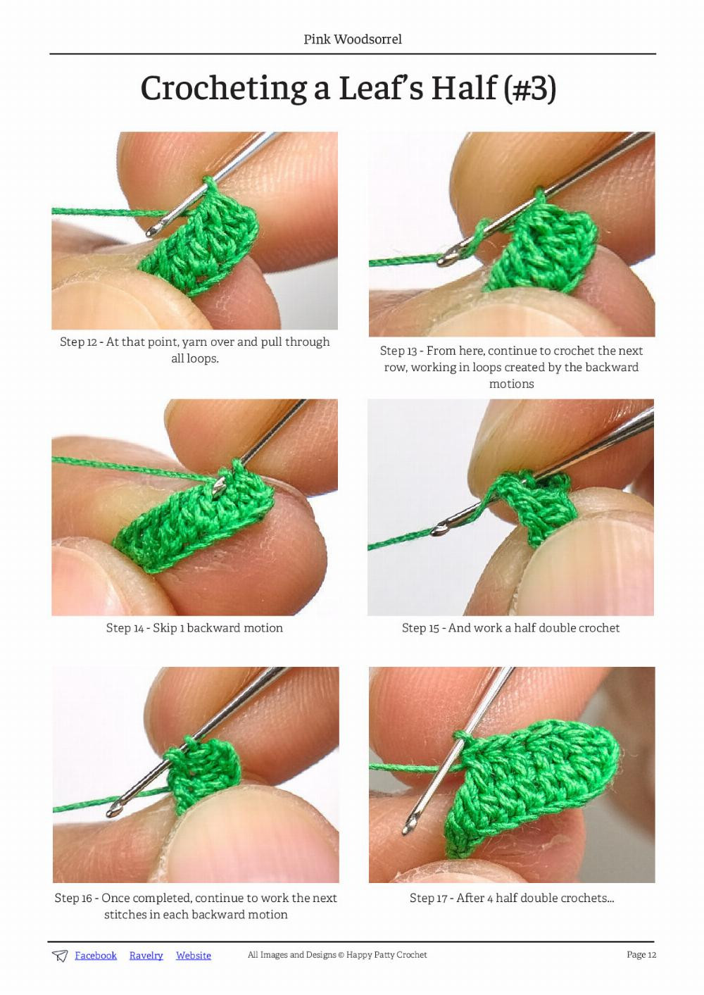 four-leaf clover crochet pattern