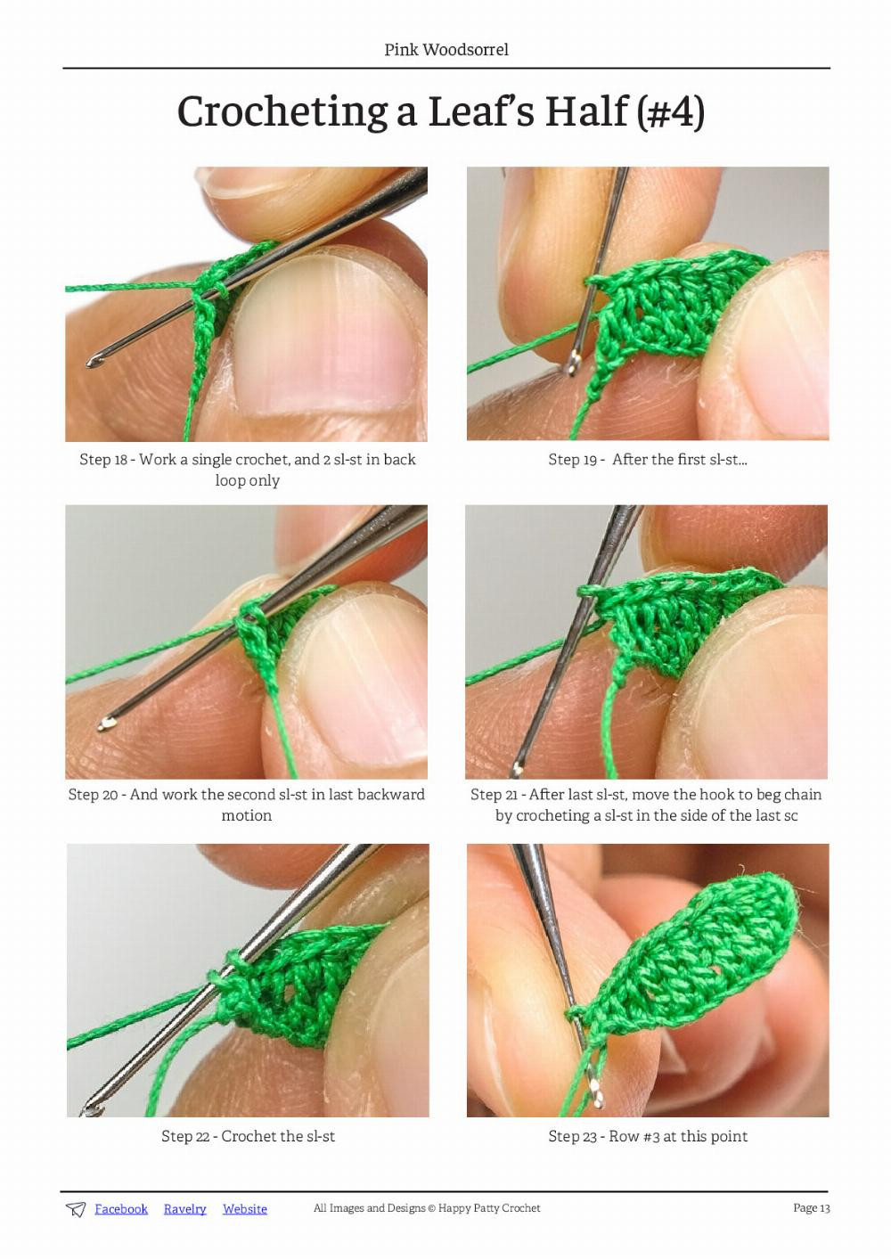 four-leaf clover crochet pattern