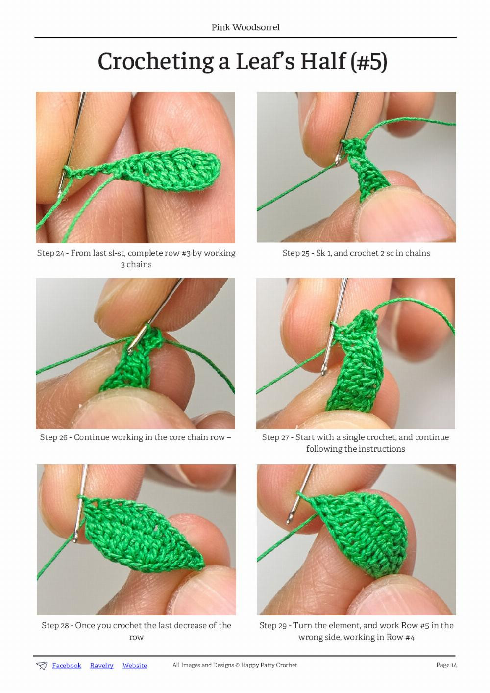 four-leaf clover crochet pattern