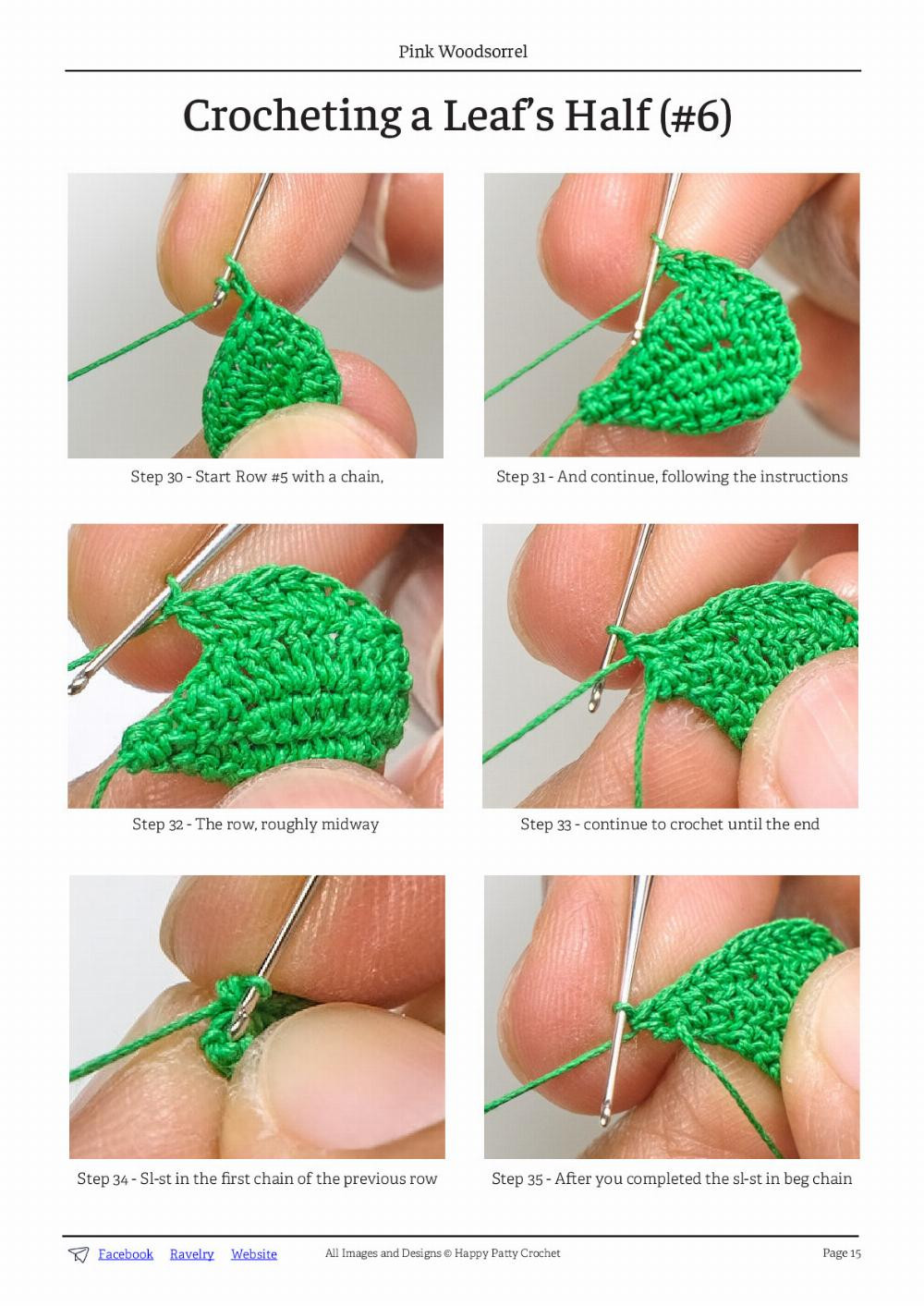 four-leaf clover crochet pattern