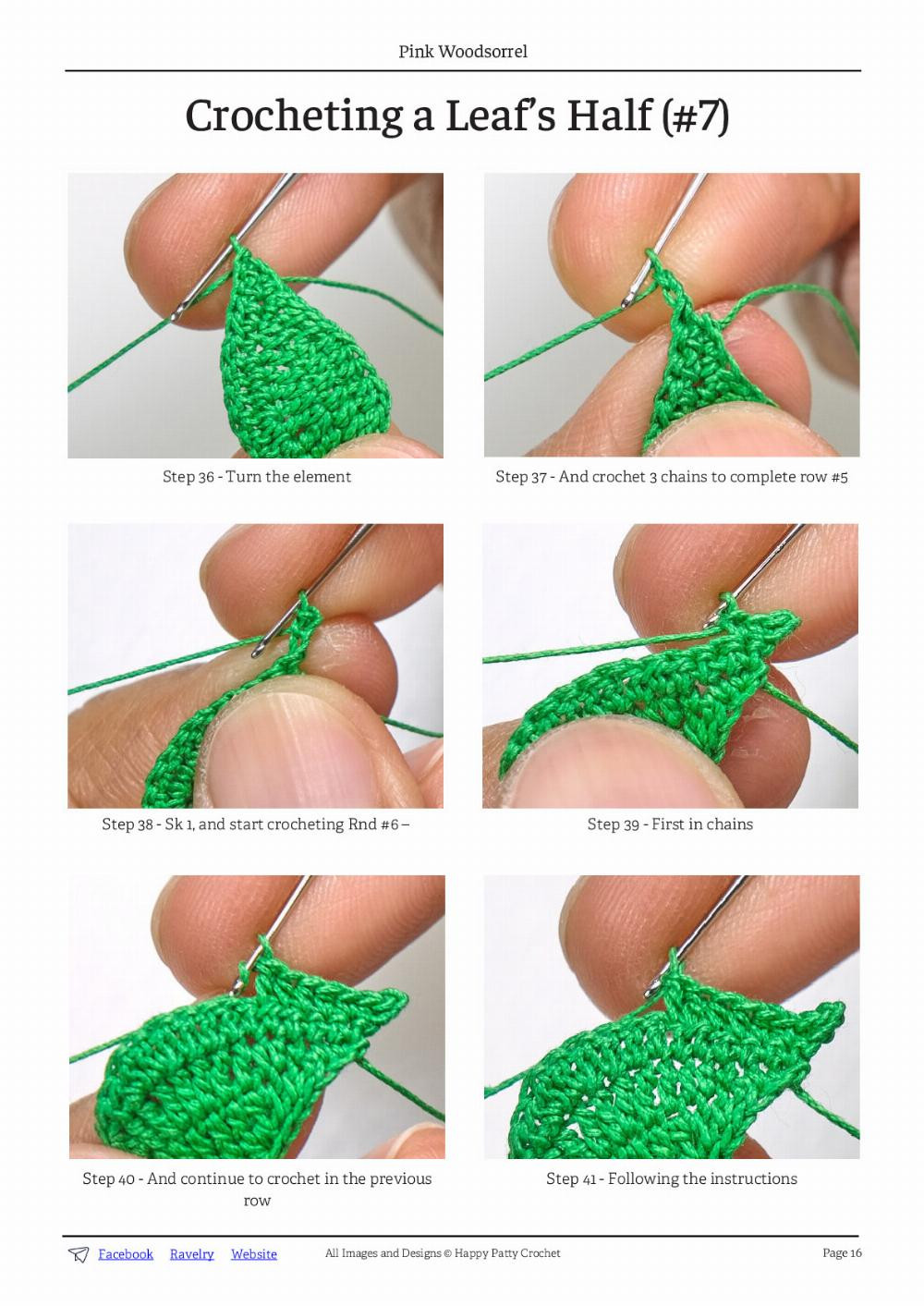 four-leaf clover crochet pattern