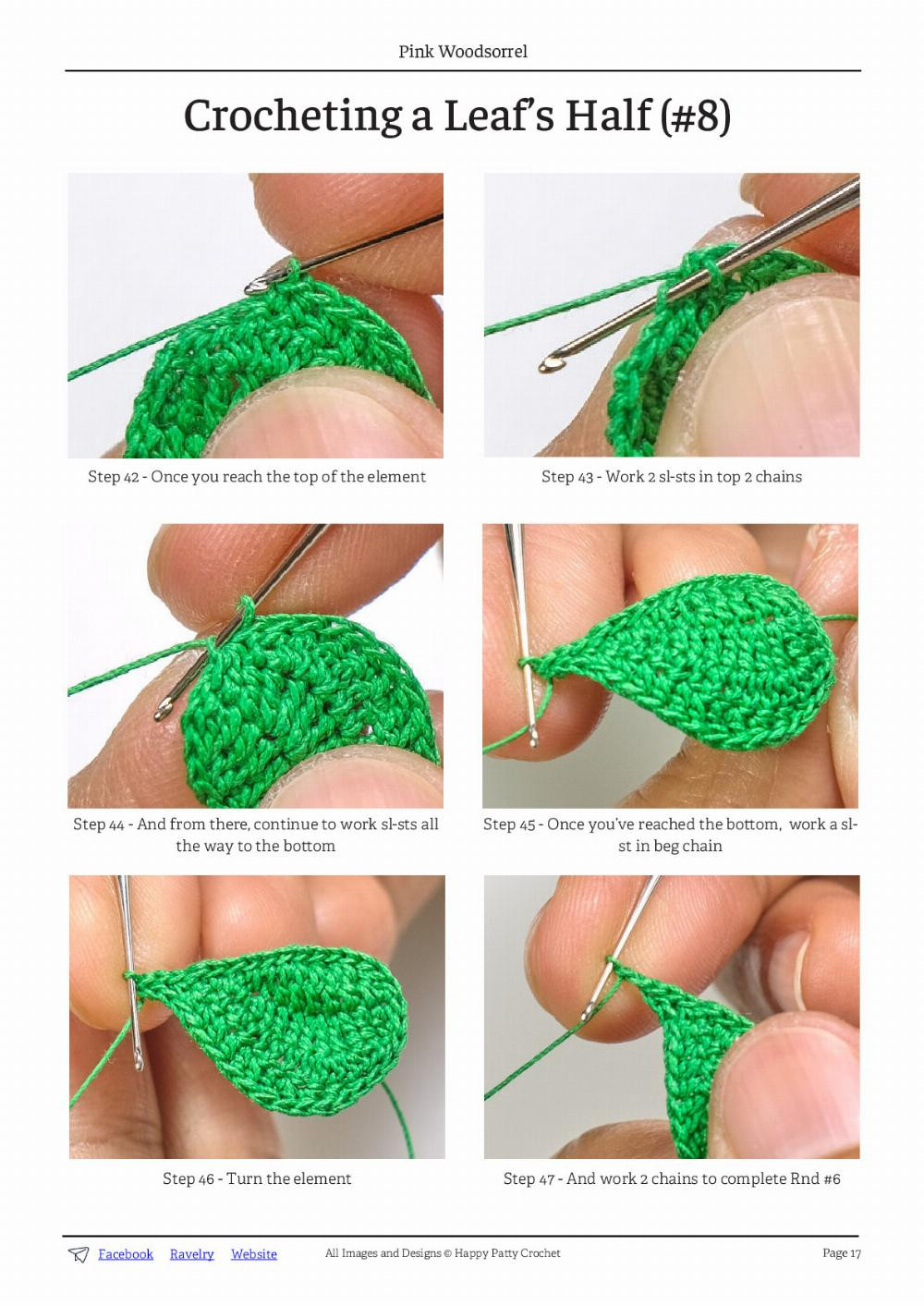 four-leaf clover crochet pattern