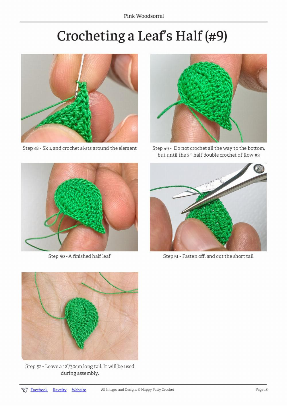 four-leaf clover crochet pattern