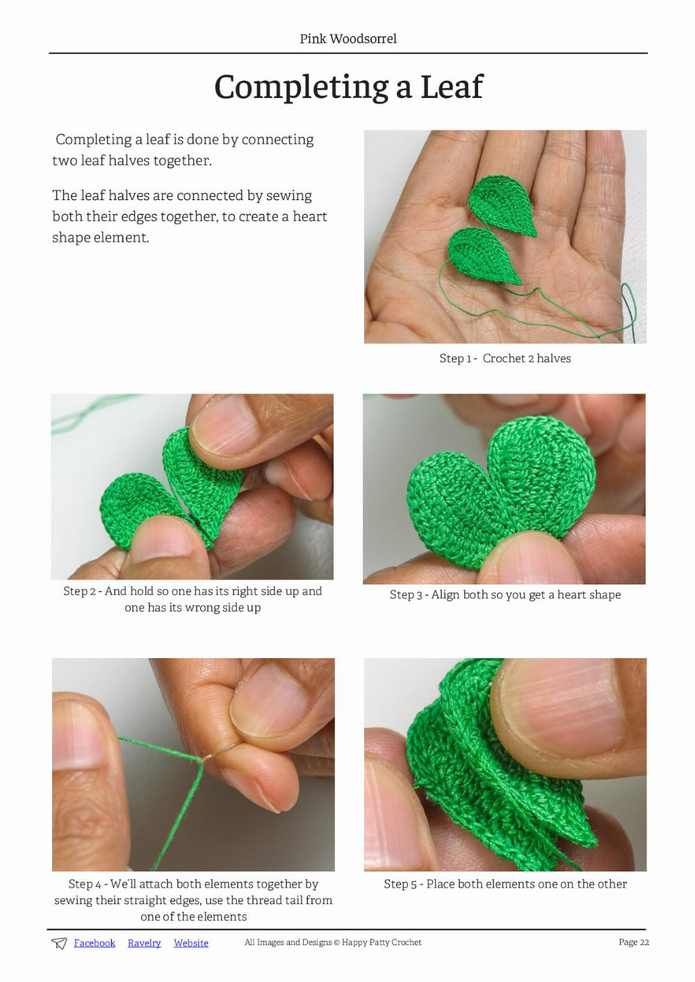 four-leaf clover crochet pattern