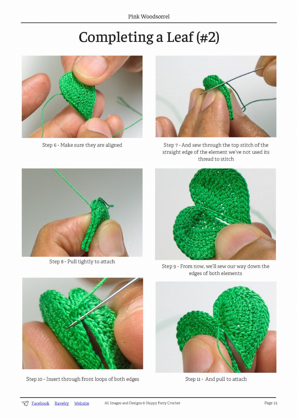 four-leaf clover crochet pattern