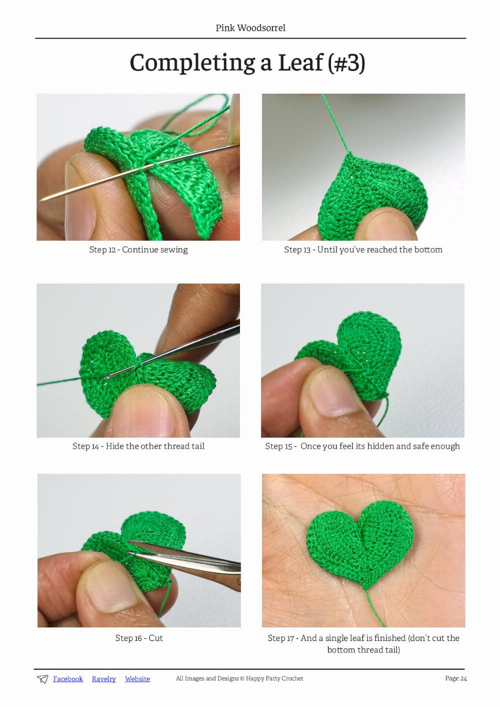 four-leaf clover crochet pattern