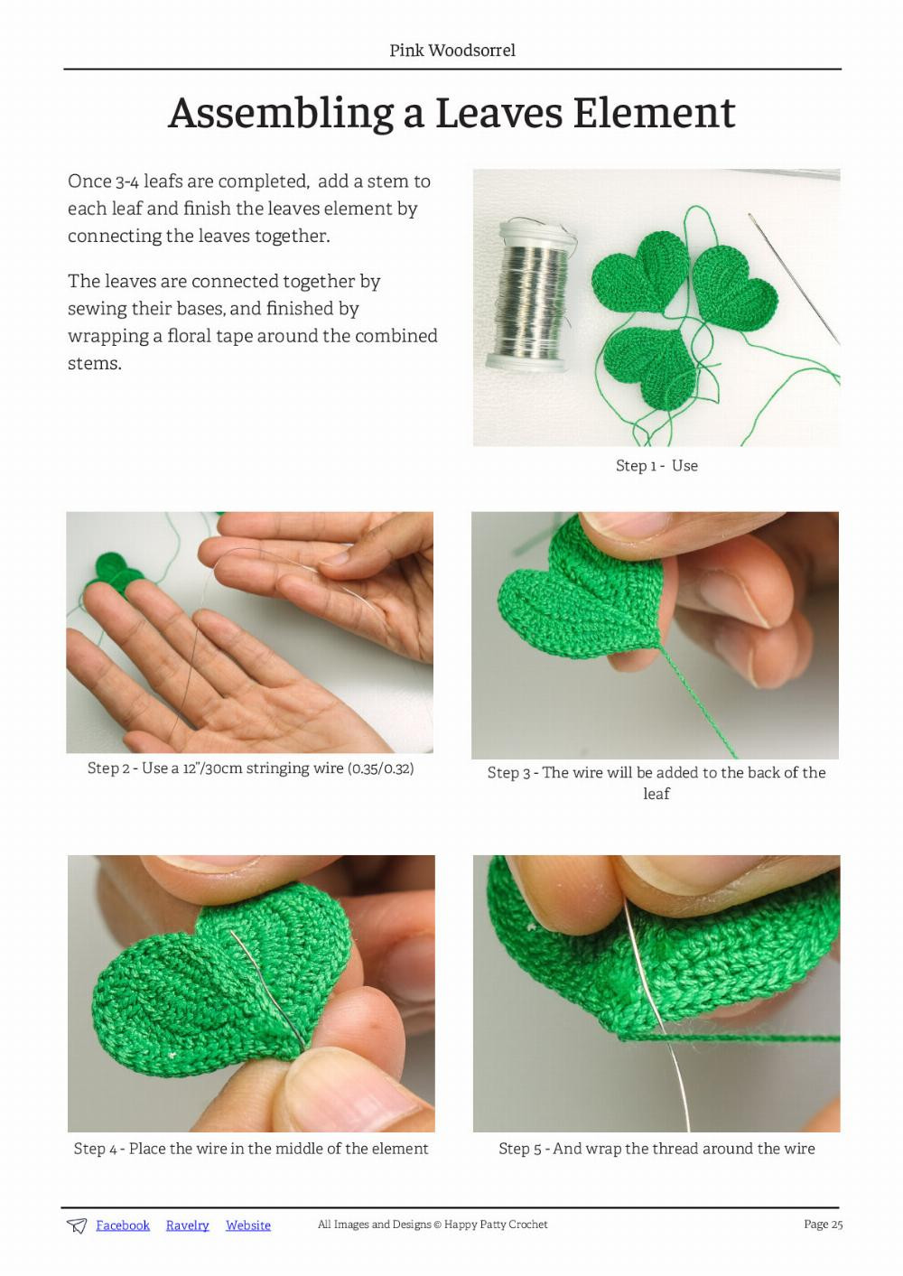 four-leaf clover crochet pattern