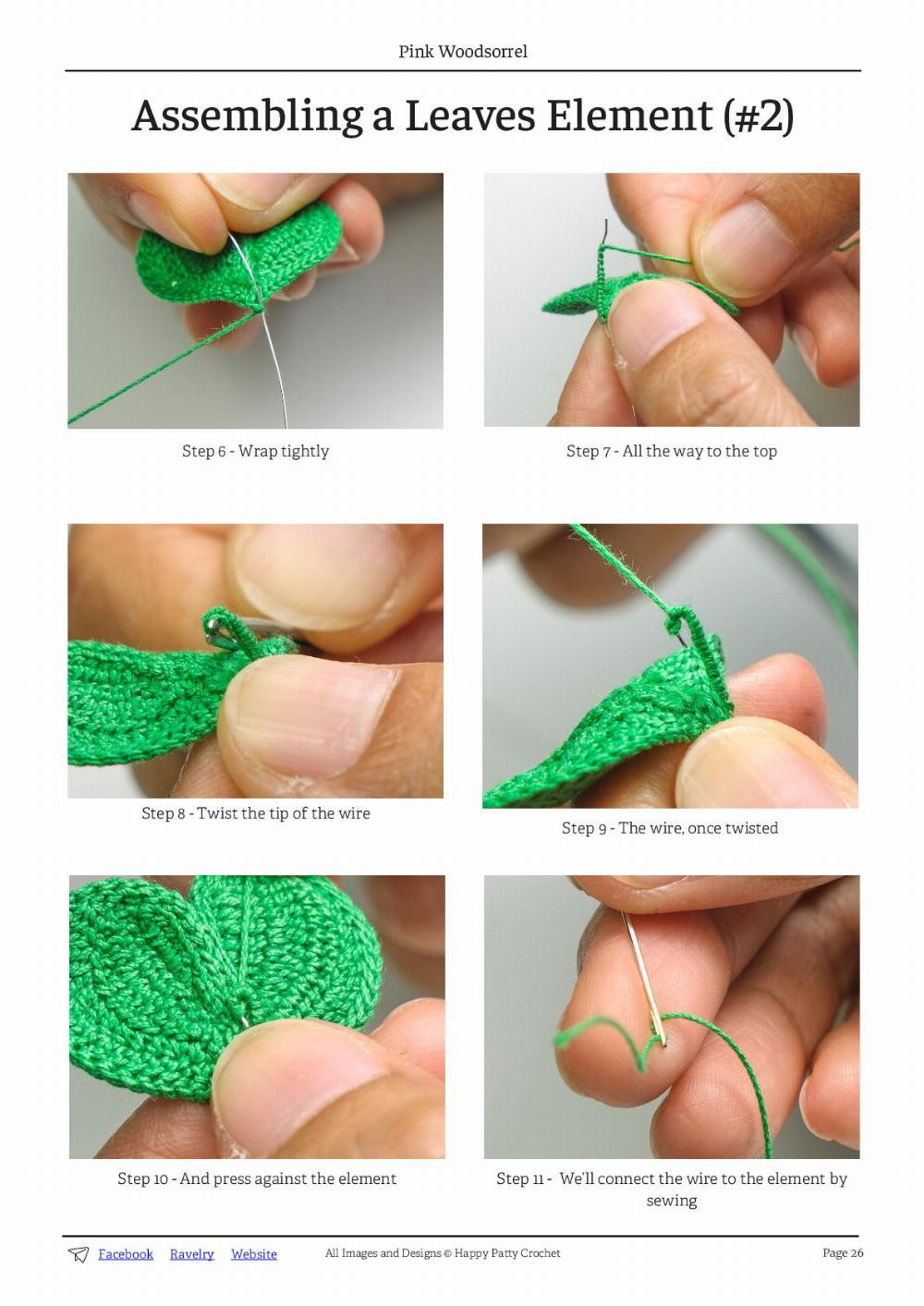 four-leaf clover crochet pattern