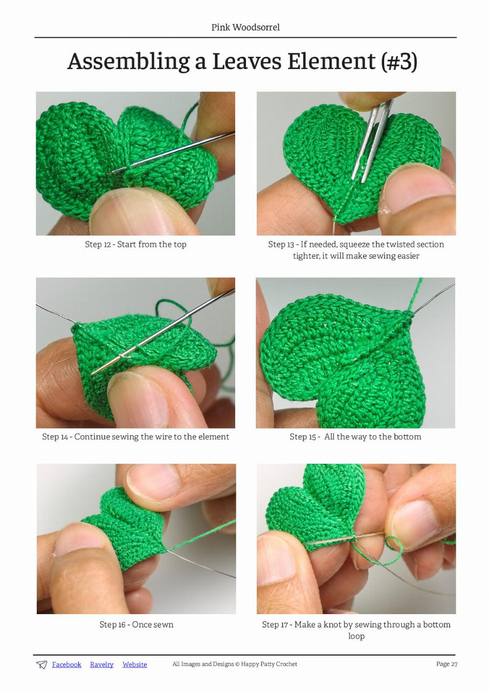 four-leaf clover crochet pattern