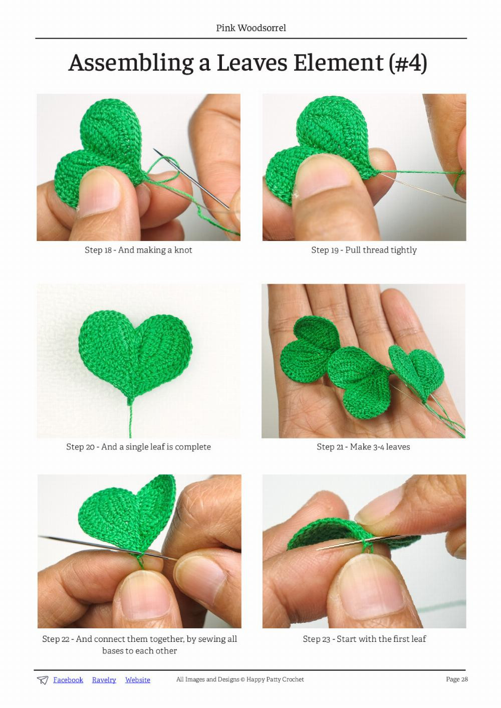 four-leaf clover crochet pattern