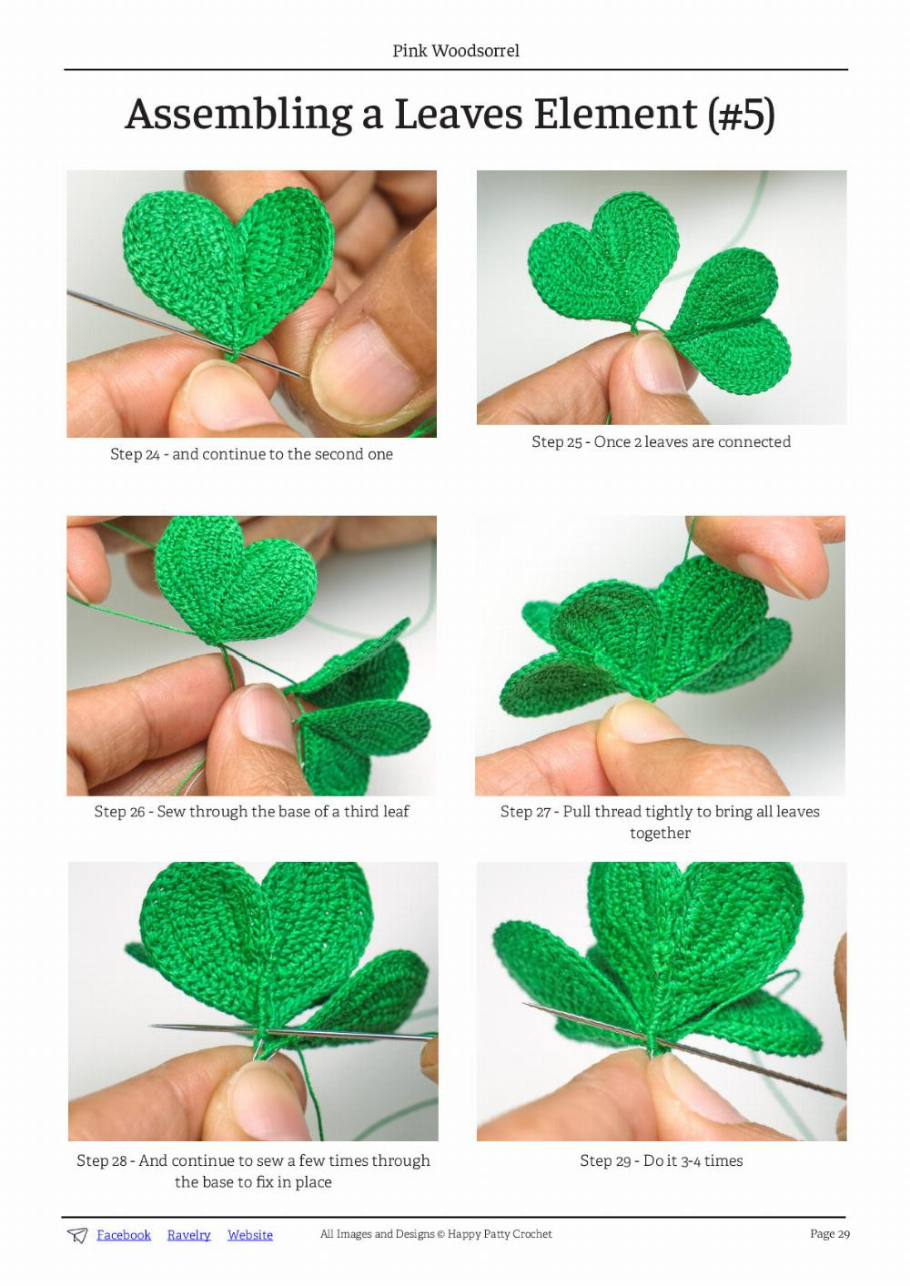 four-leaf clover crochet pattern