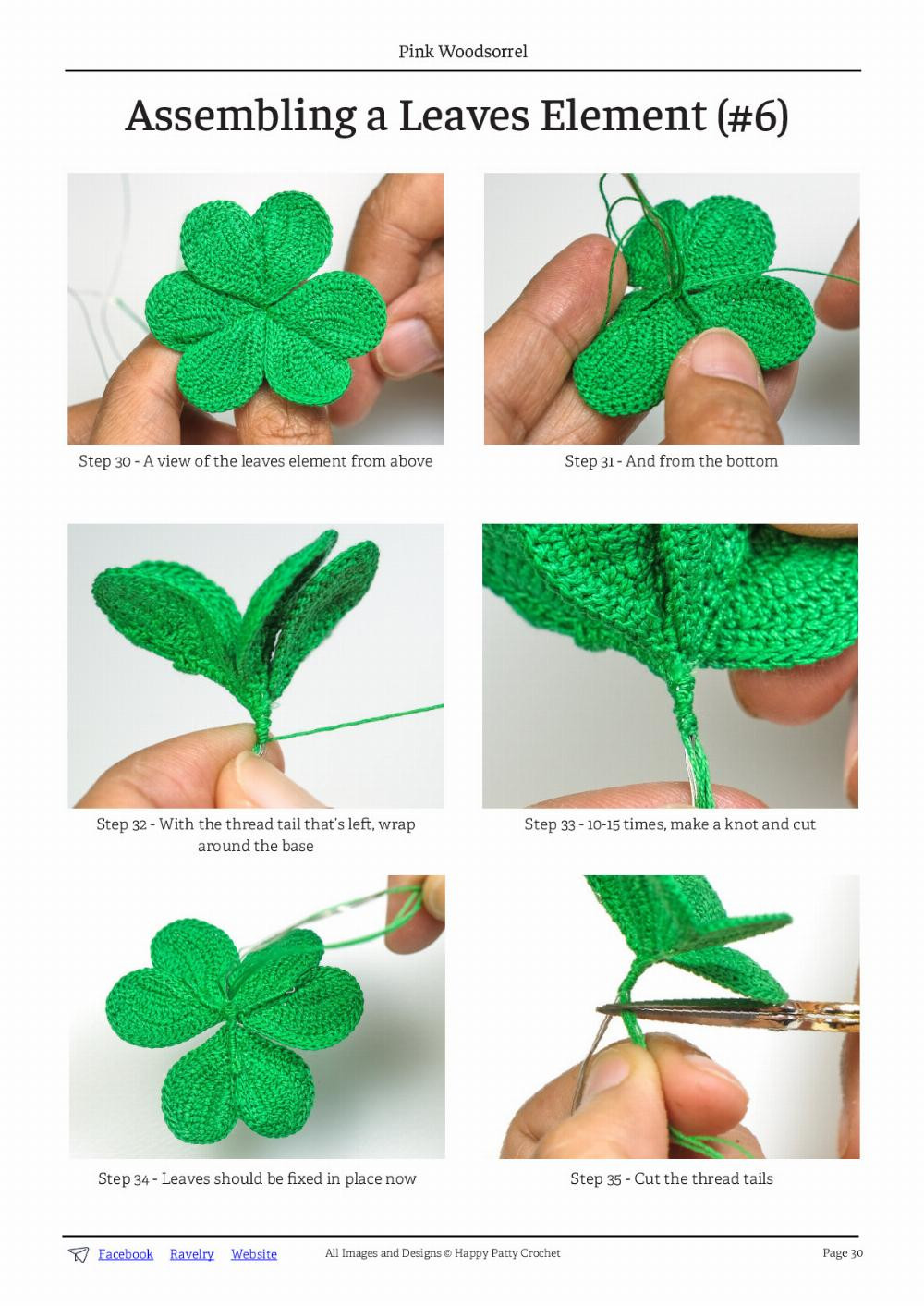 four-leaf clover crochet pattern