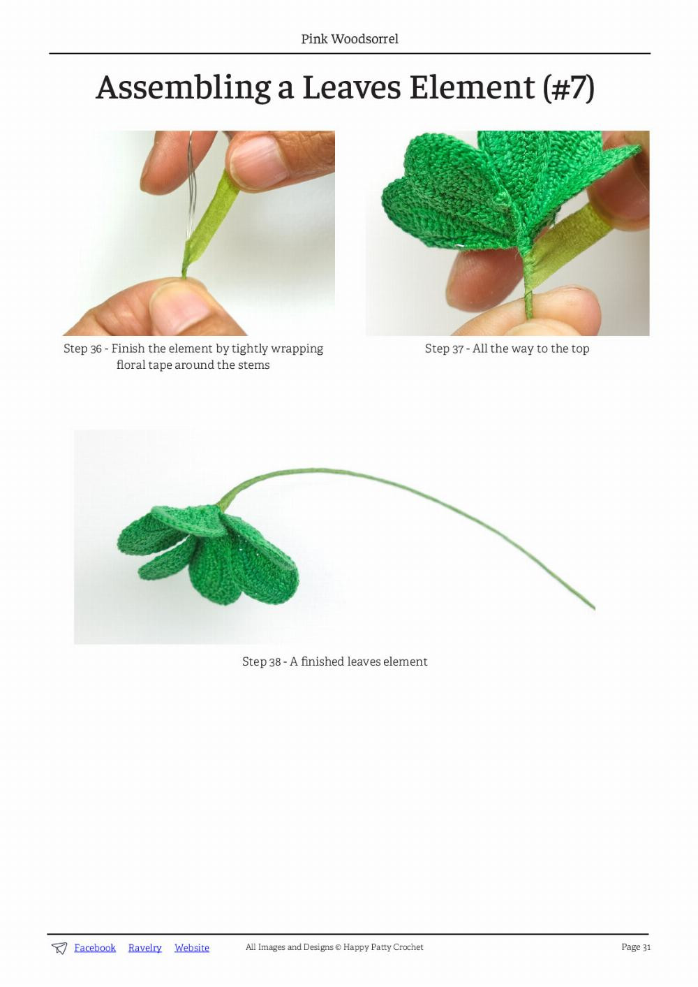 four-leaf clover crochet pattern