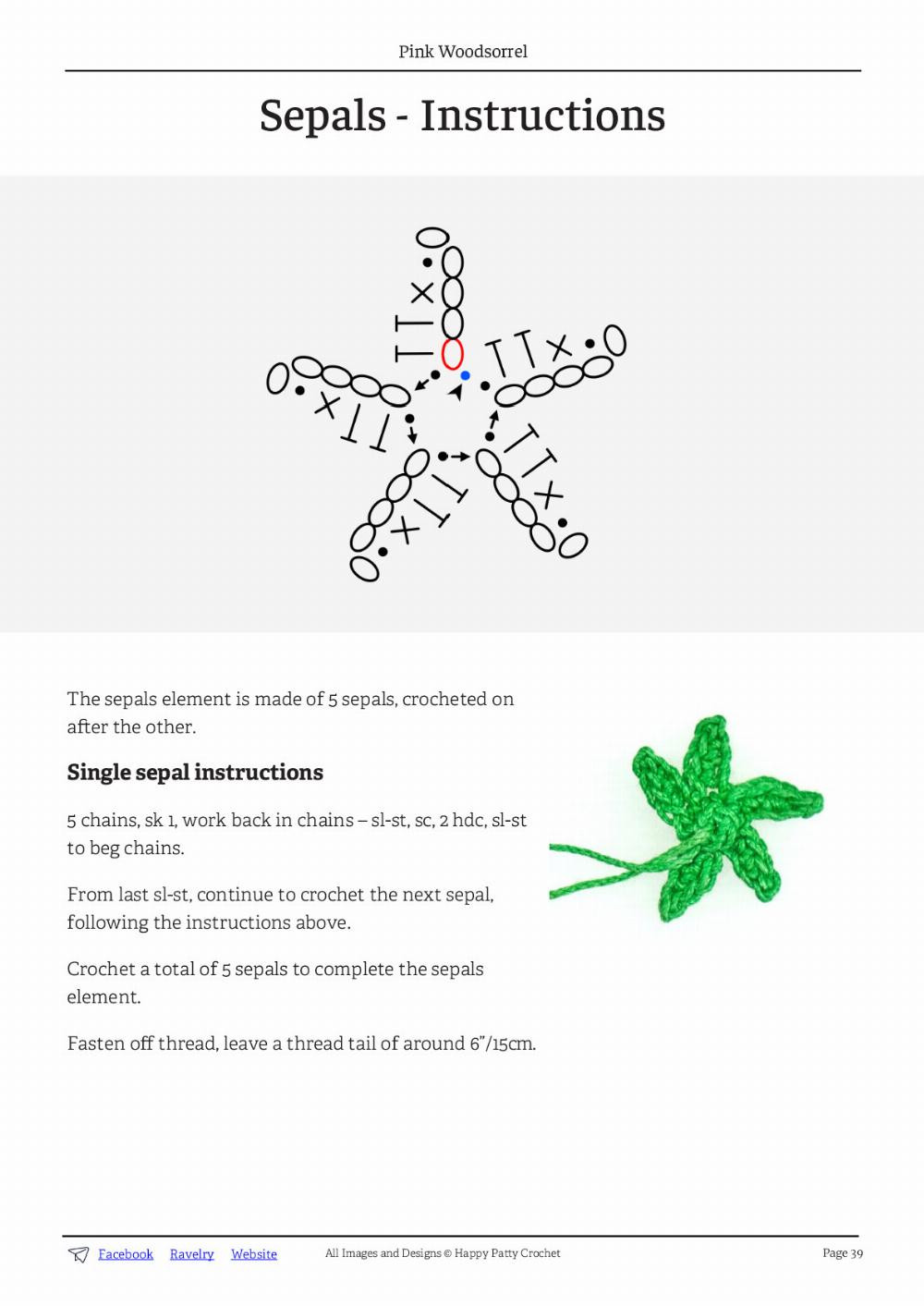 four-leaf clover crochet pattern