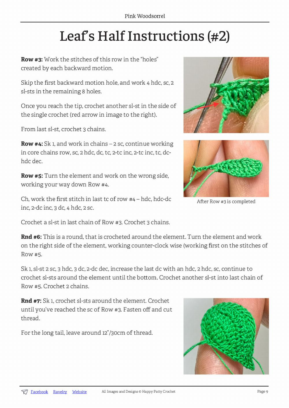 four-leaf clover crochet pattern