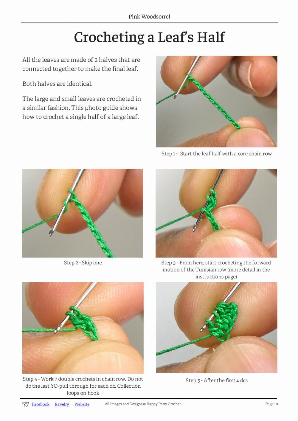 four-leaf clover crochet pattern