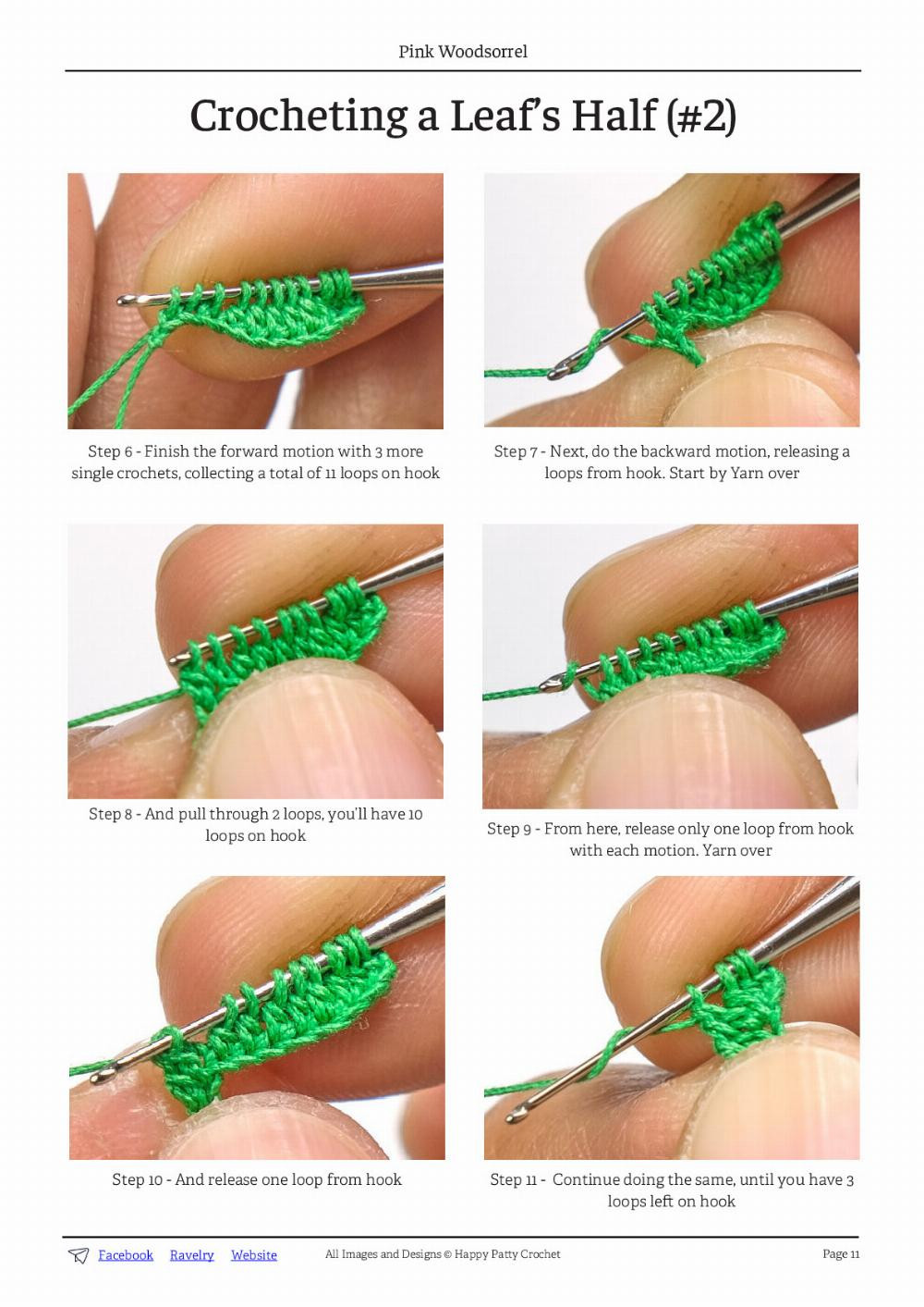 four-leaf clover crochet pattern