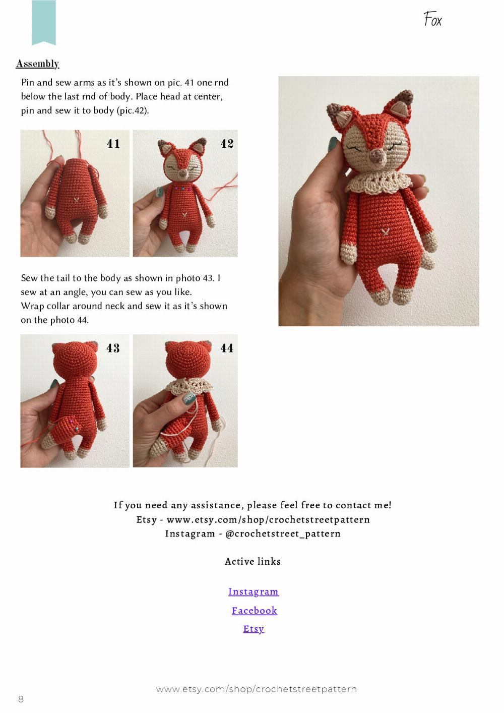 Fox Crochet Street Pattern