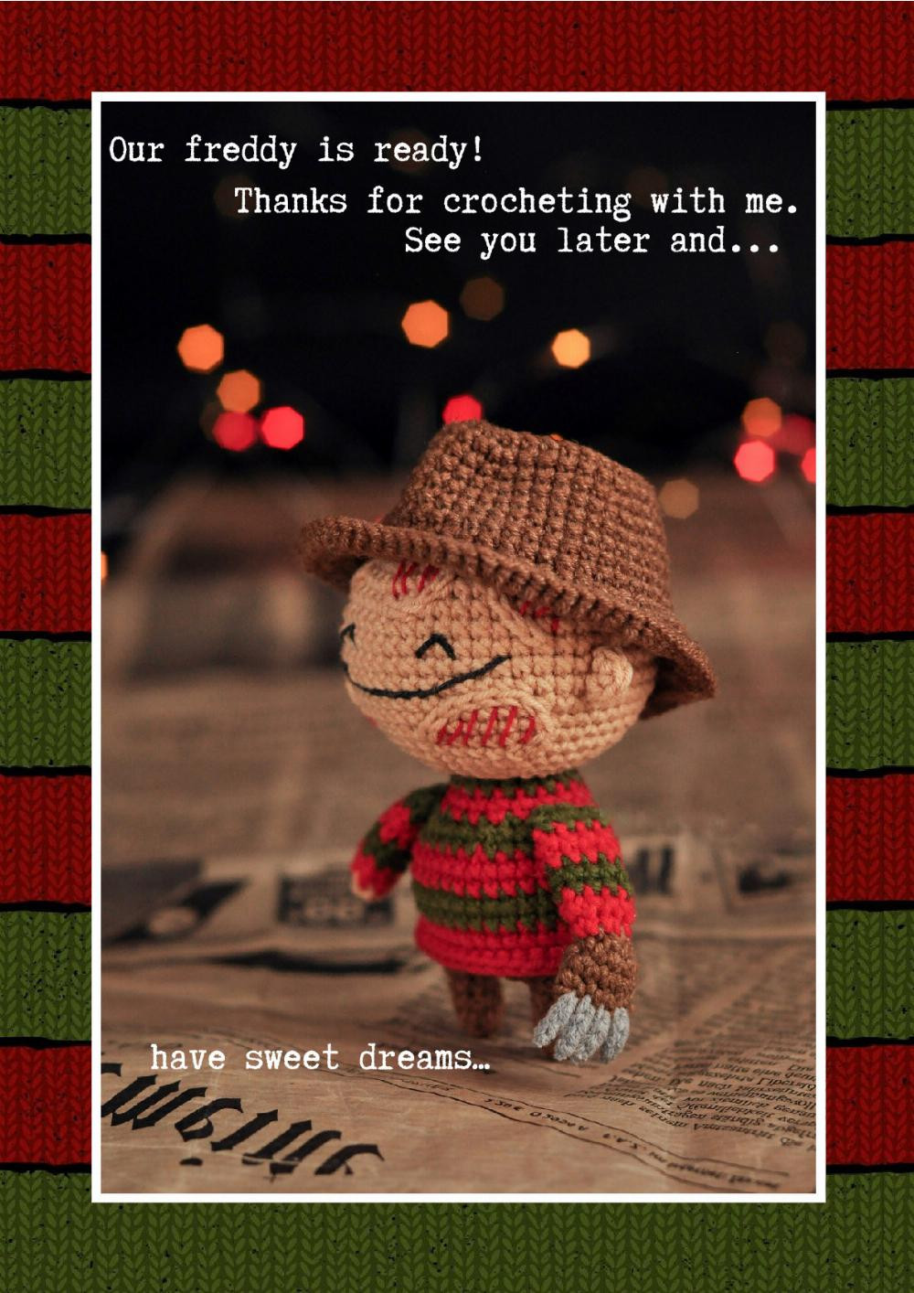 FREDDY Crochet toy pattern