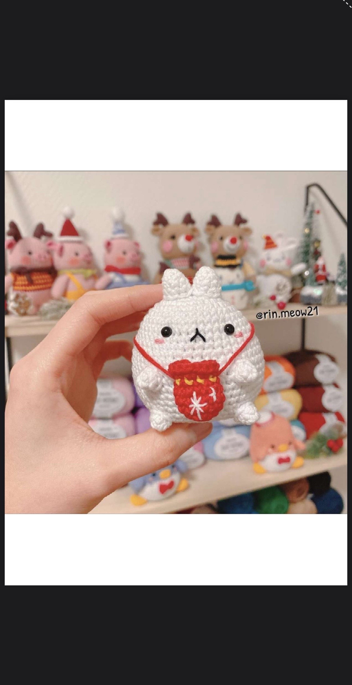 free crochet pattern molang