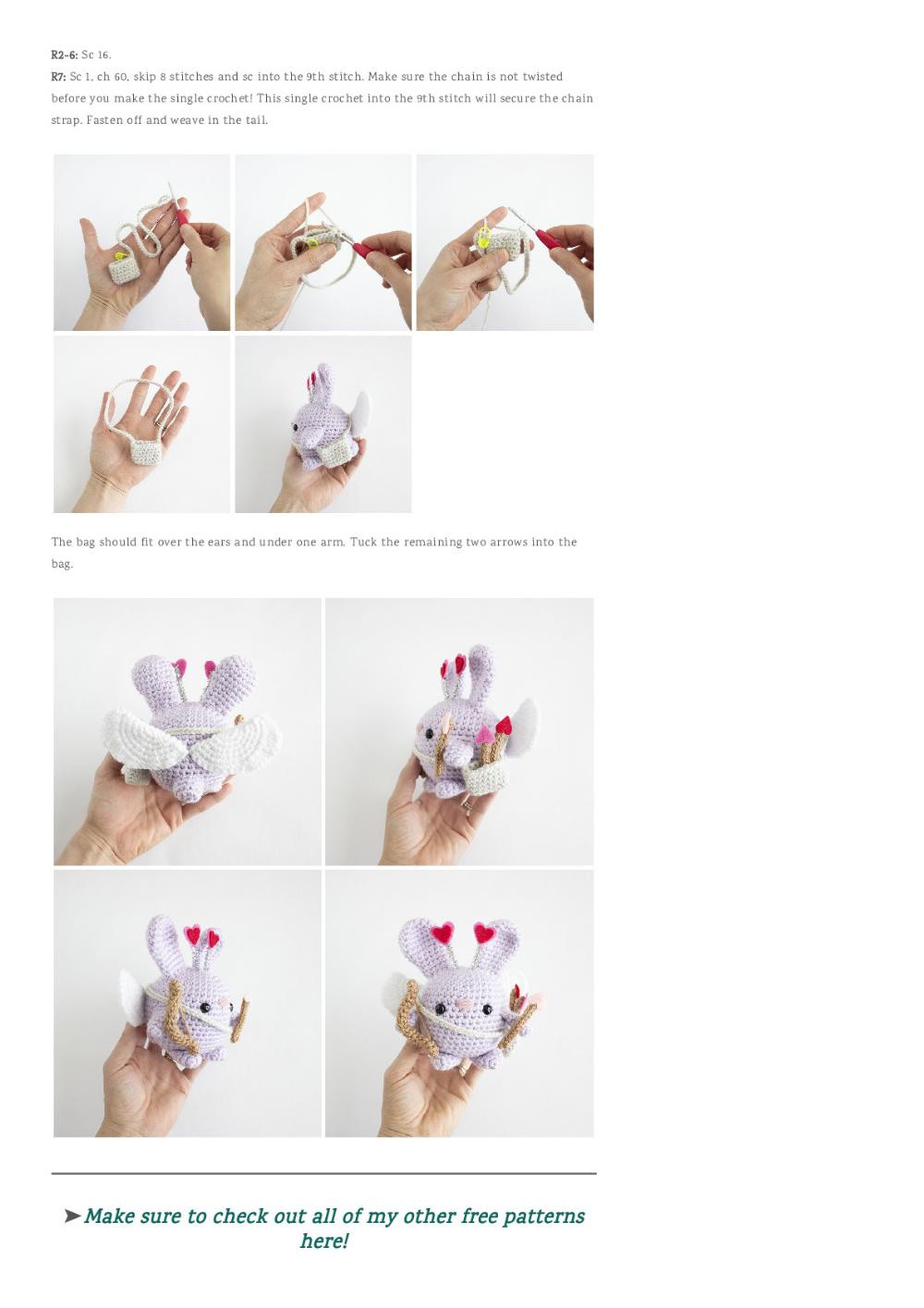 Free Crochet Valentine’s Day Bunnies Happy Valentine’s Day