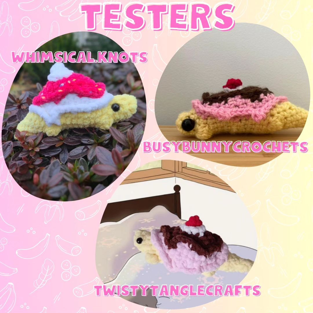 free no sew banana split stego pattern