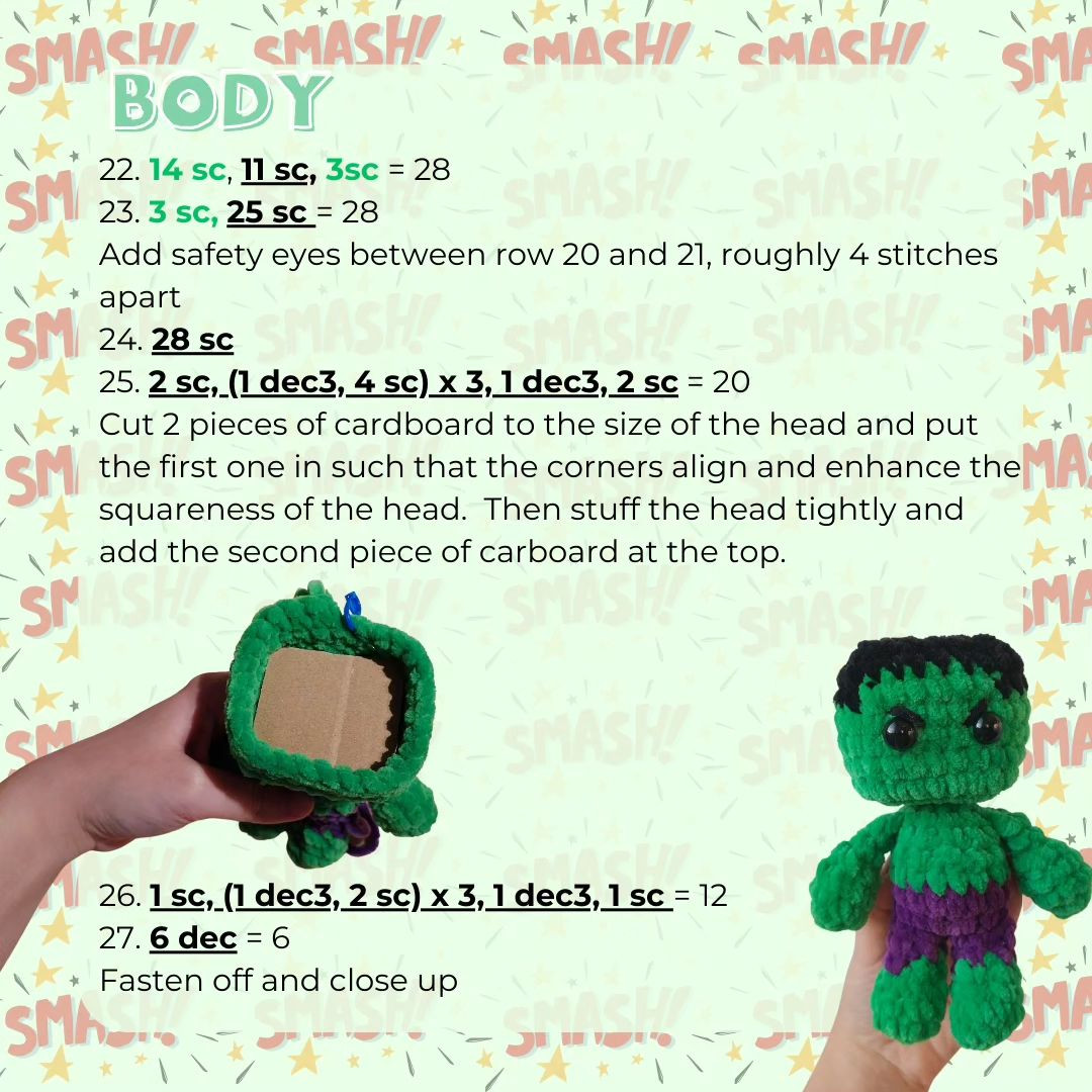 free no sew hulk & spiderman pattern set