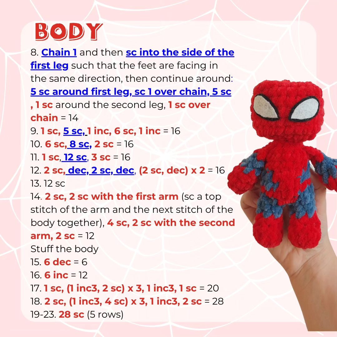 free no sew hulk & spiderman pattern set