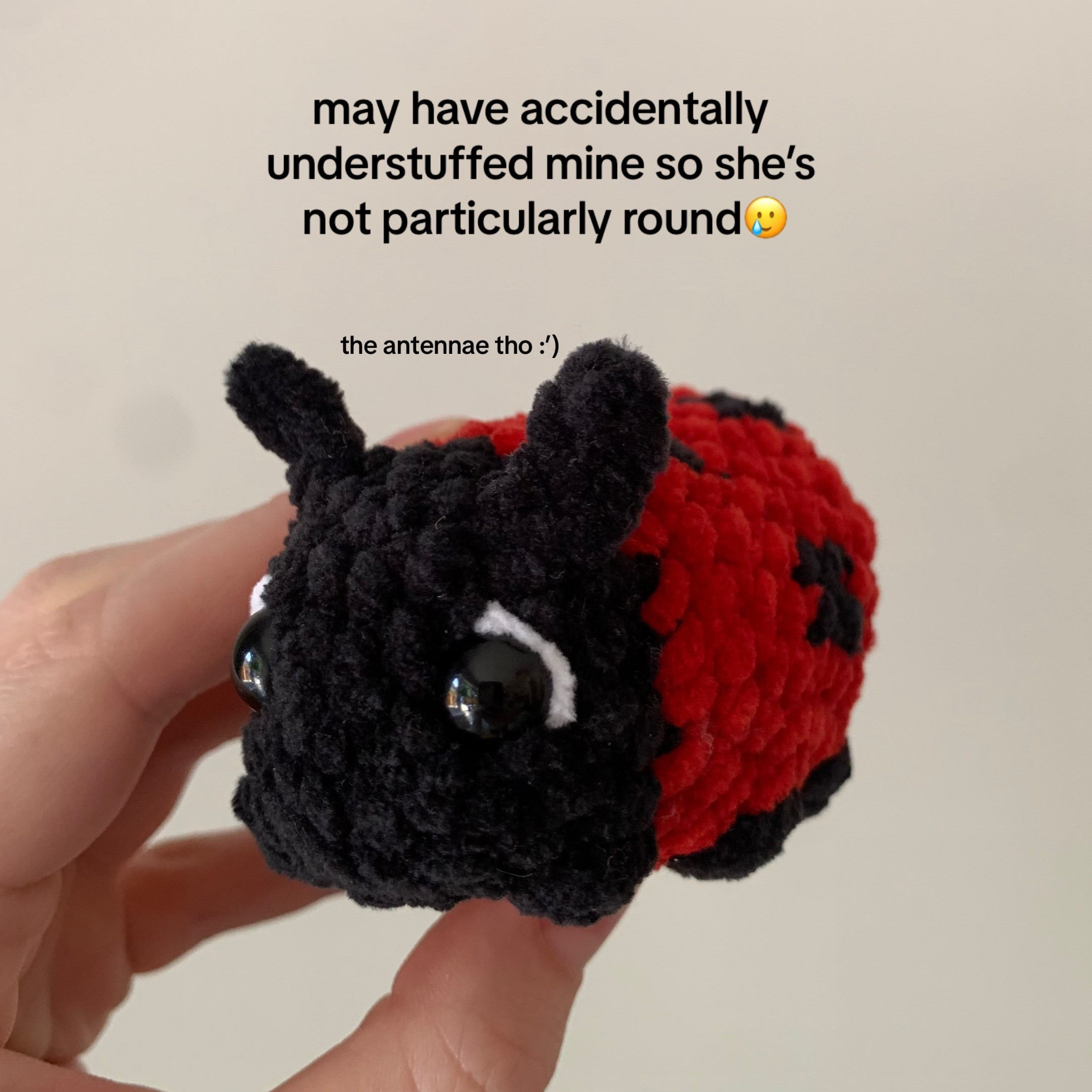 free no-sew ladybug pattern