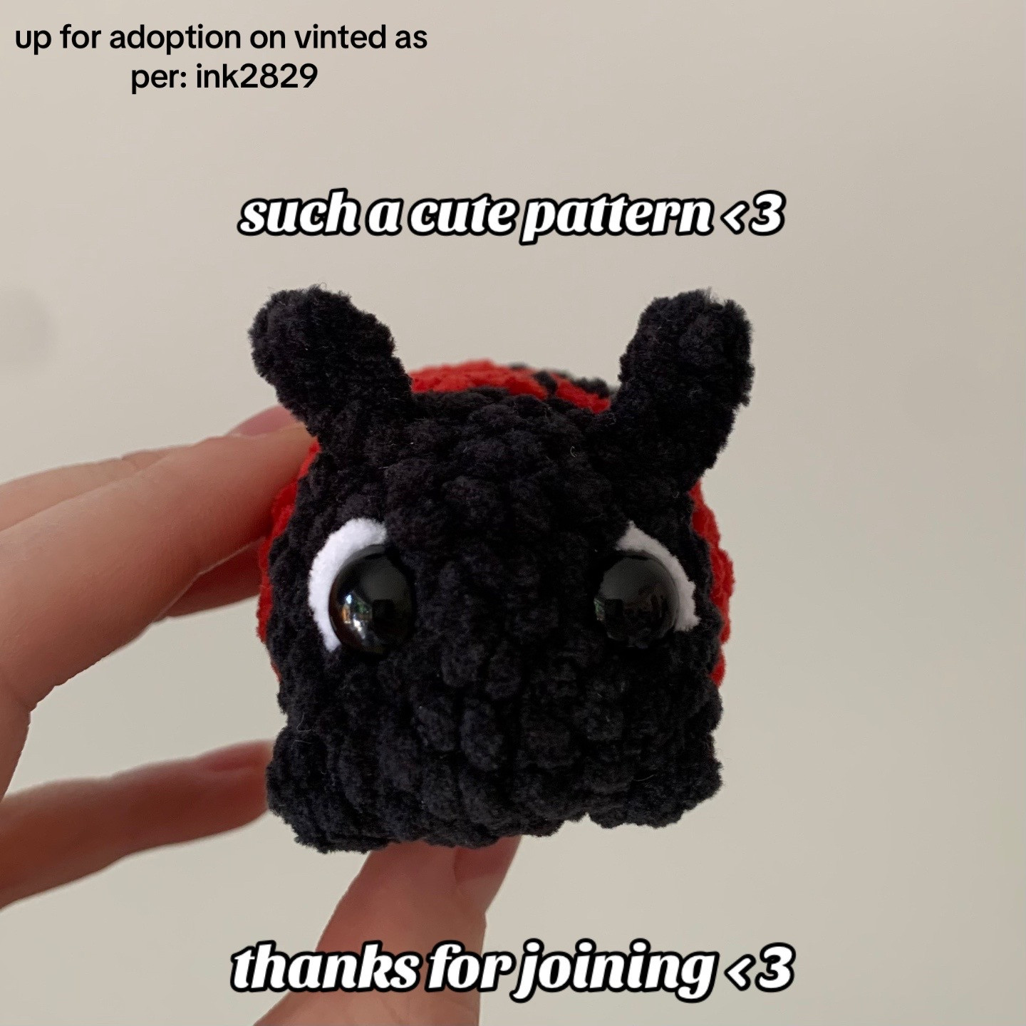 free no-sew ladybug pattern