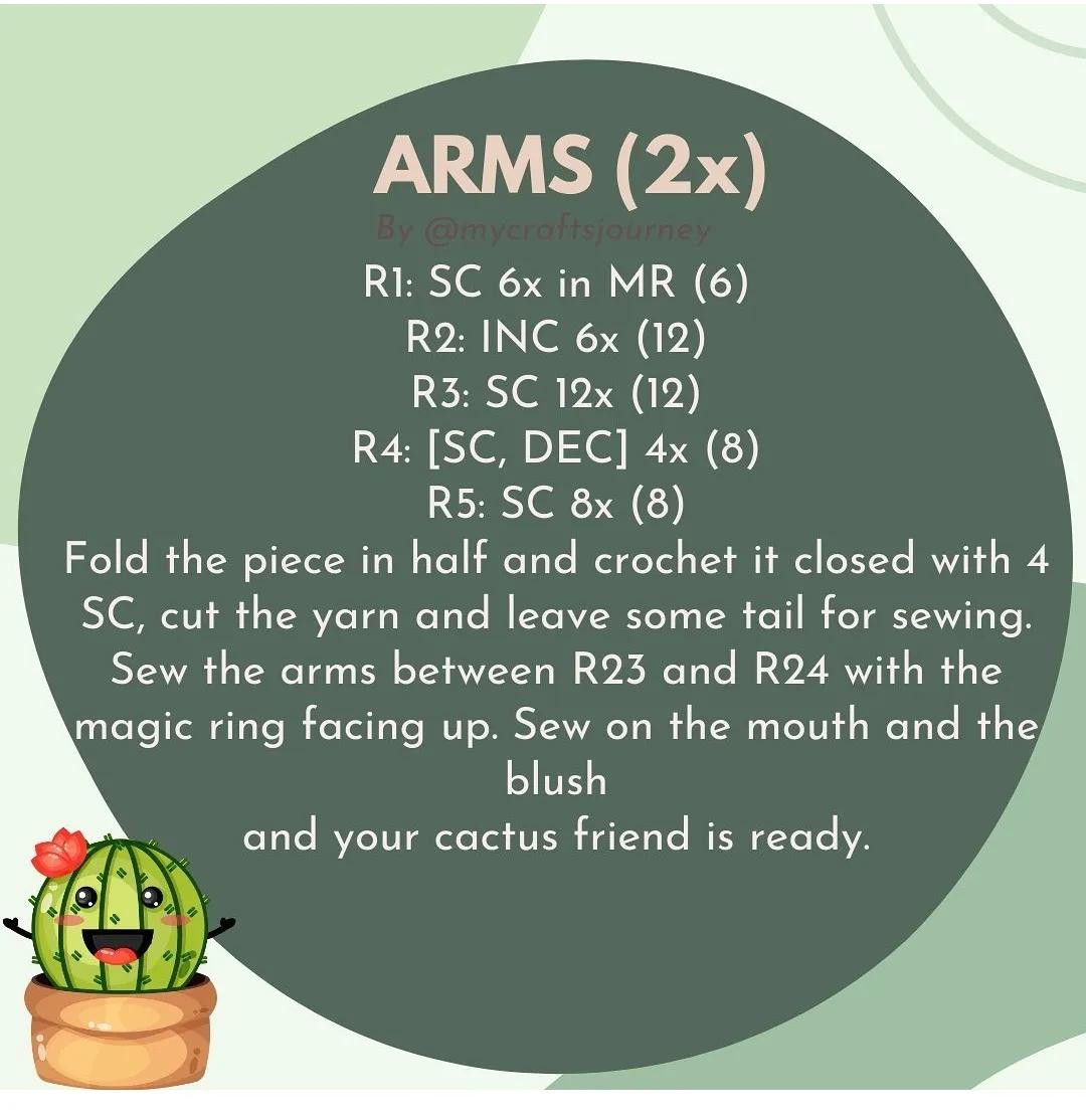 Free Pattern Cactus Friend