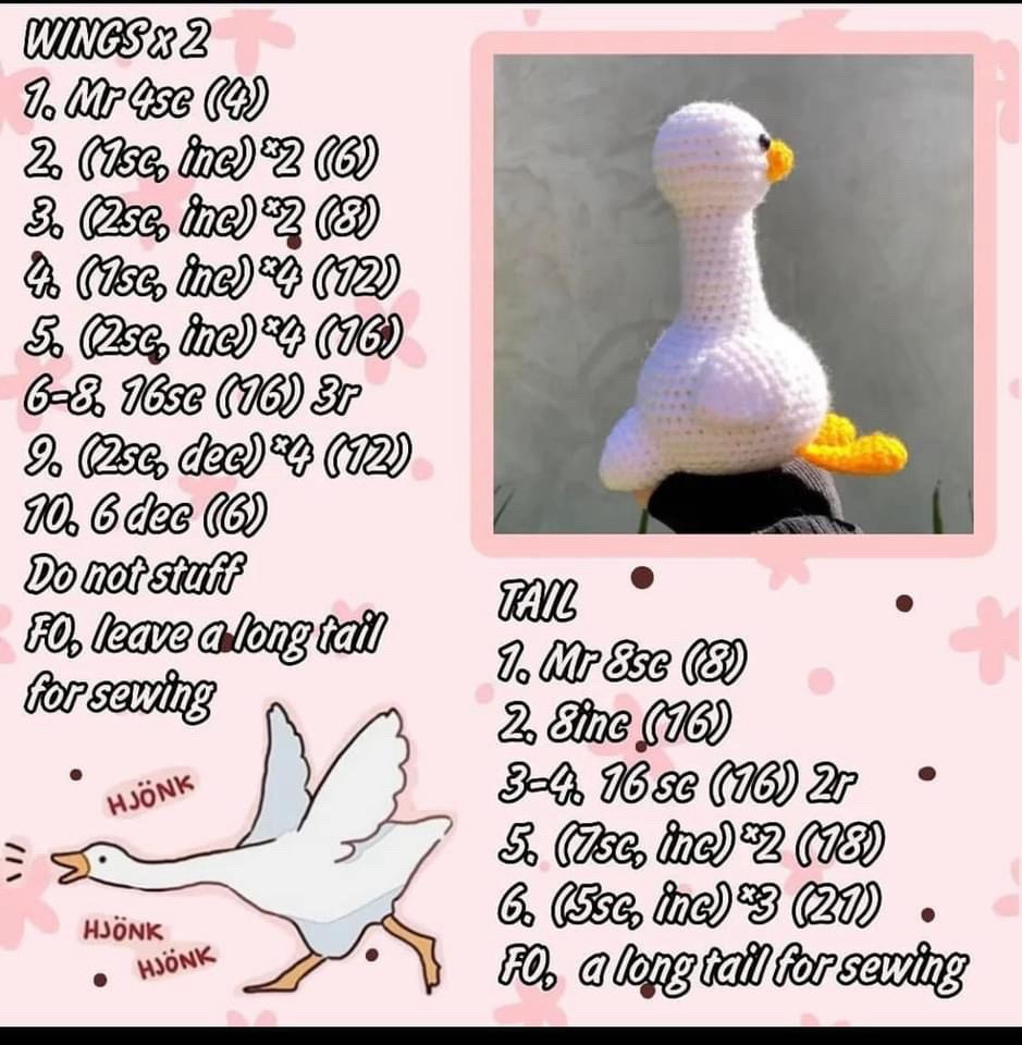 free pattern lilly goose