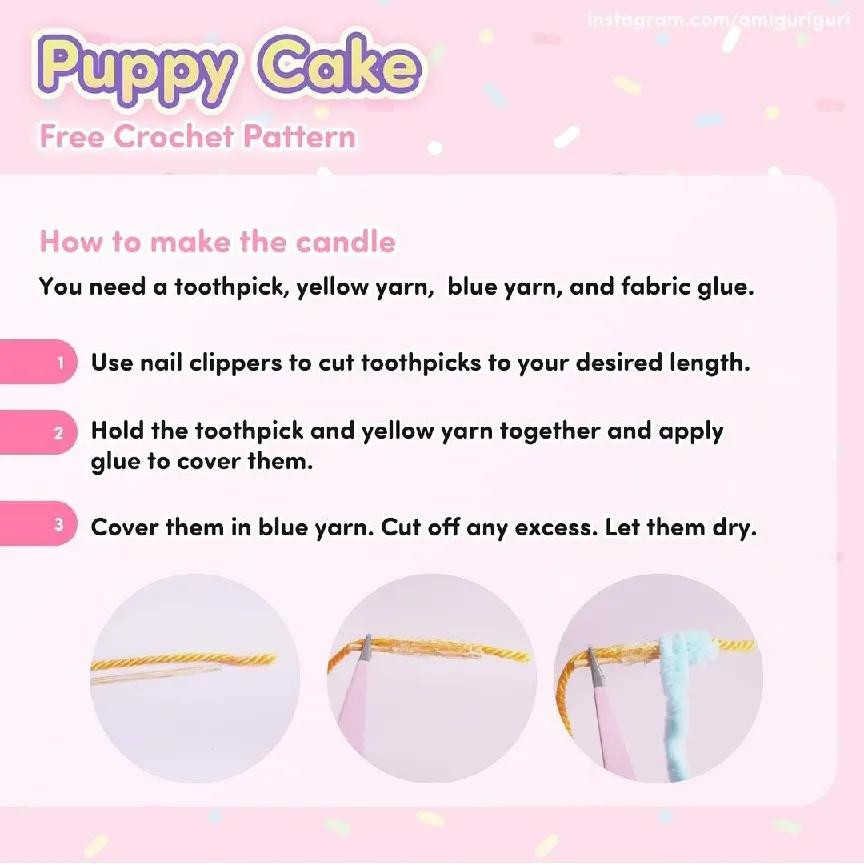 Free Pattern Puppy Cake Not sure who would need this,