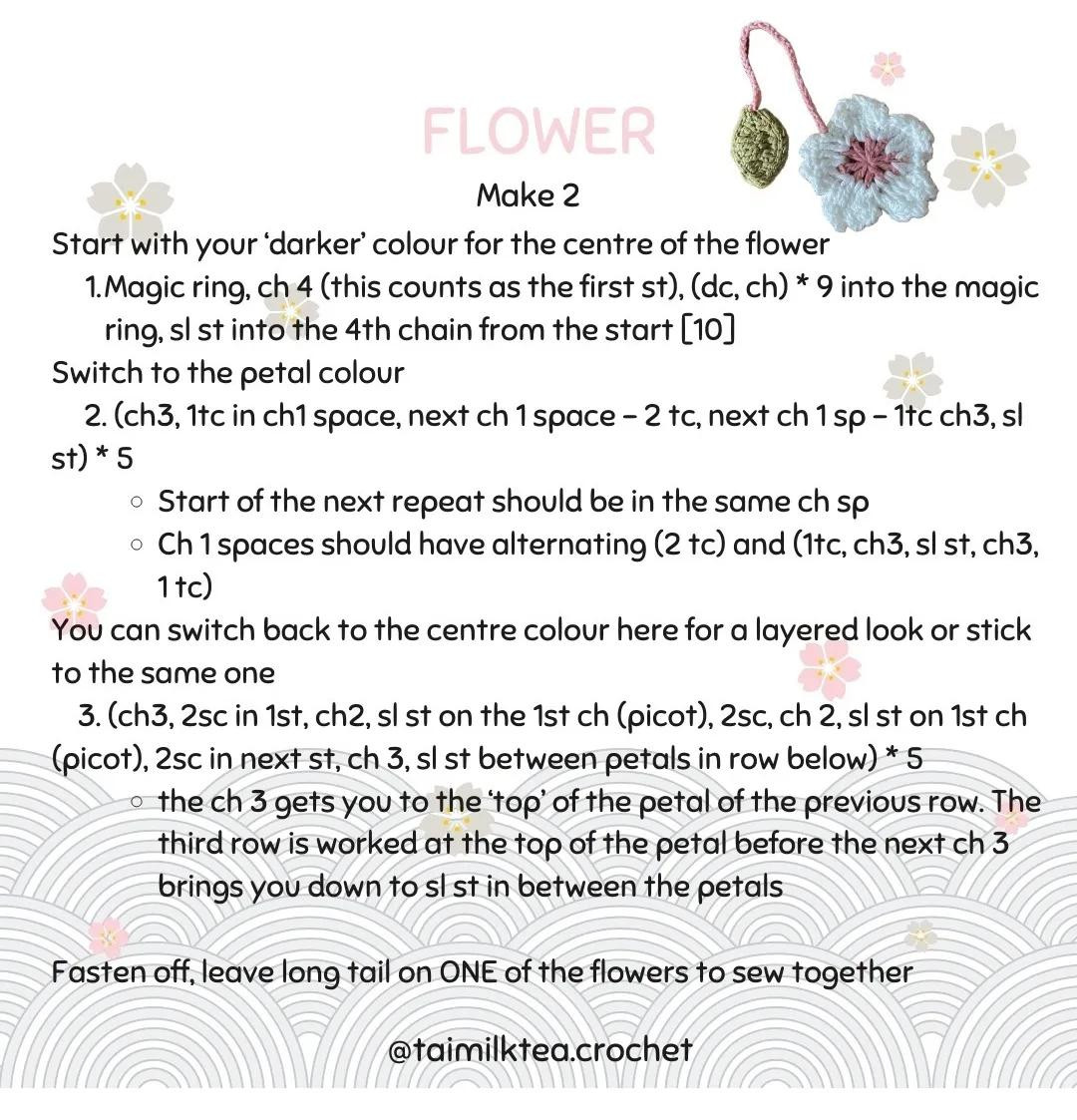 Free Pattern Sakura CharmThis Friday night