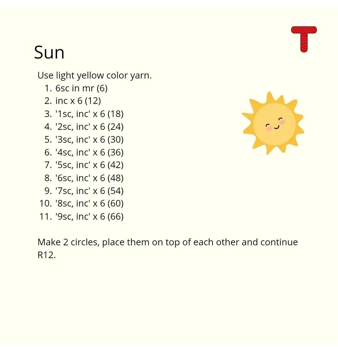 Free Pattern Sun Here's a free pattern