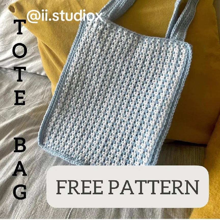 Free Pattern Tote BagSharing a free tote bag pattern