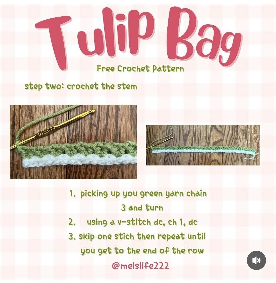 Free Pattern Tulip Bag