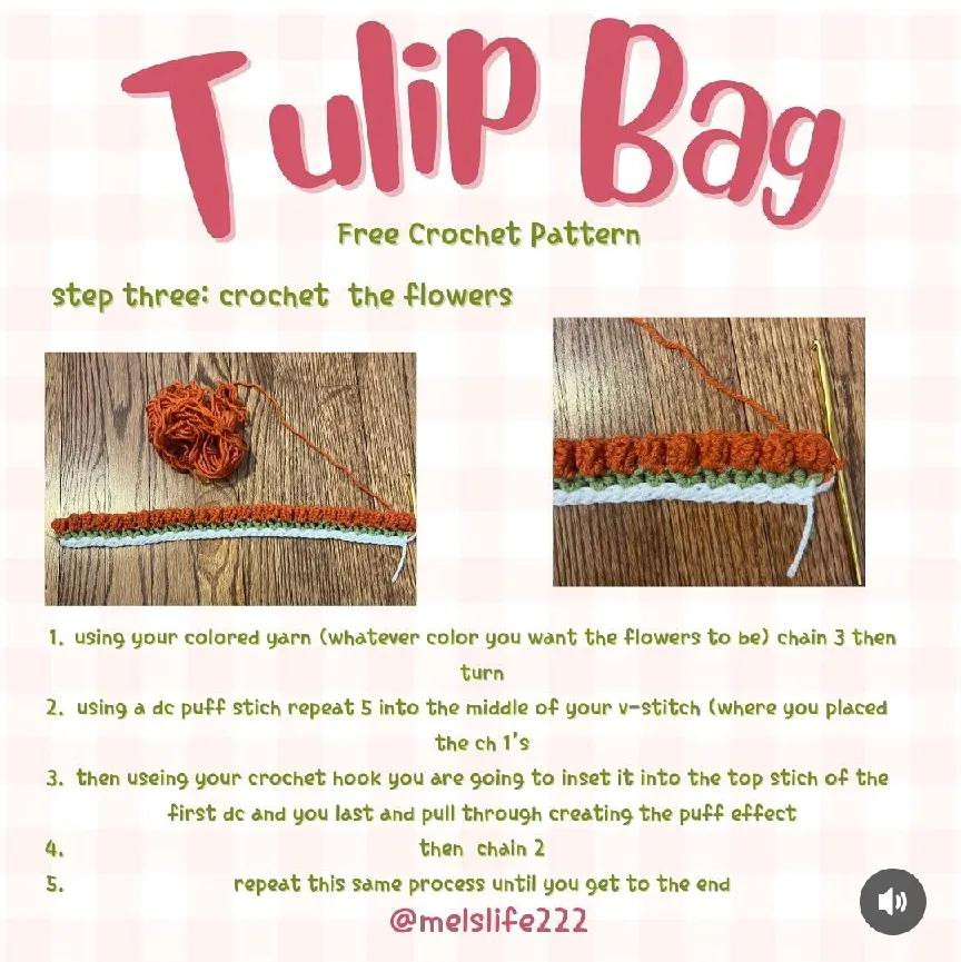 Free Pattern Tulip Bag