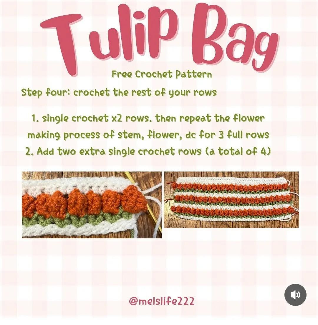 Free Pattern Tulip Bag