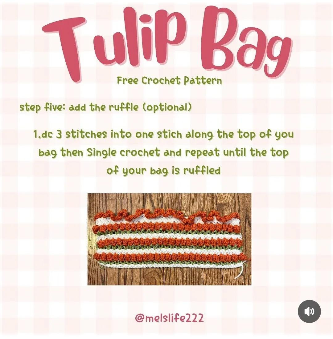 Free Pattern Tulip Bag