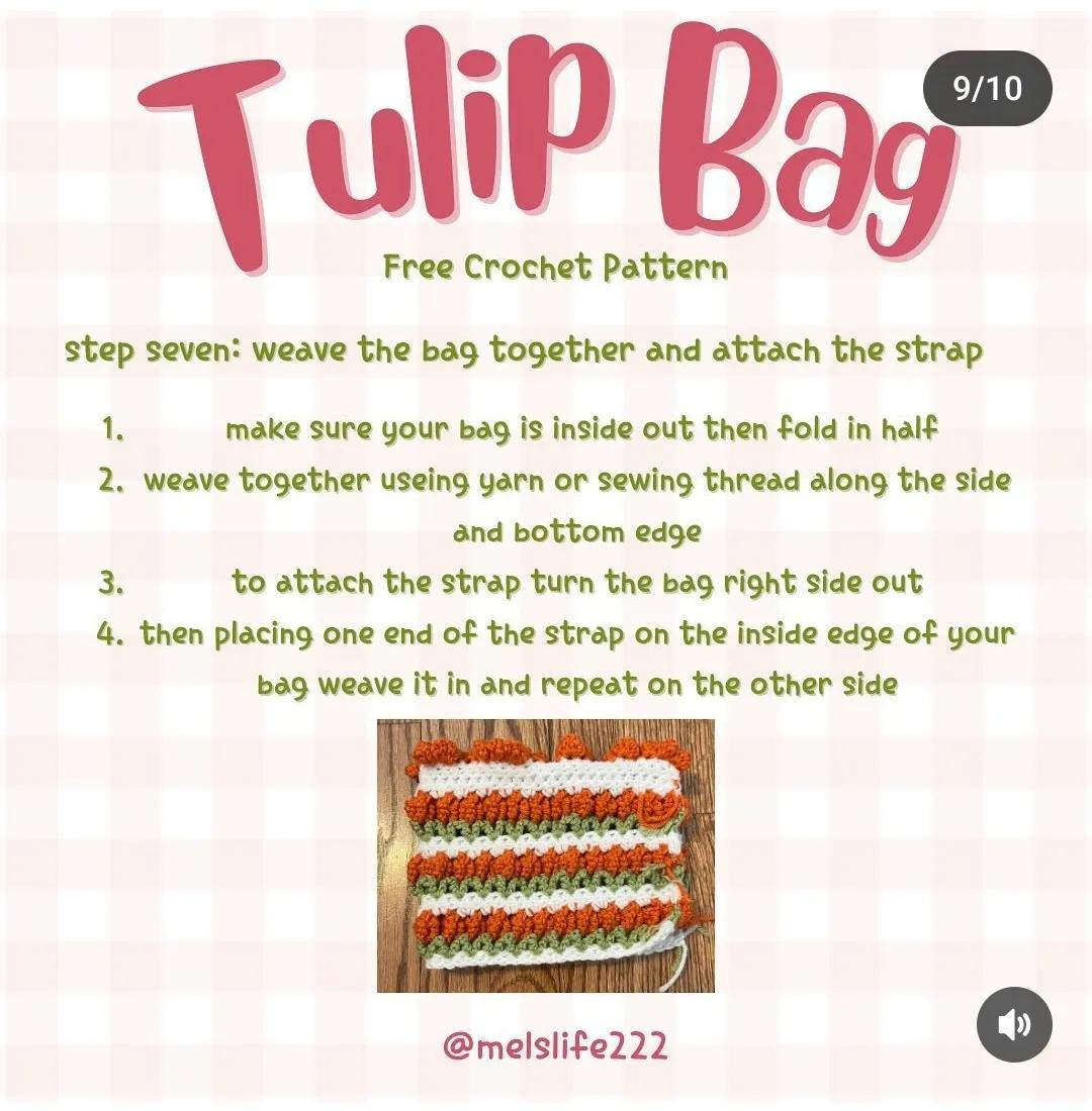 Free Pattern Tulip Bag