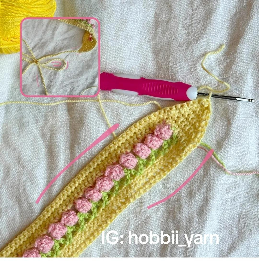 Free Pattern Tulip Headband