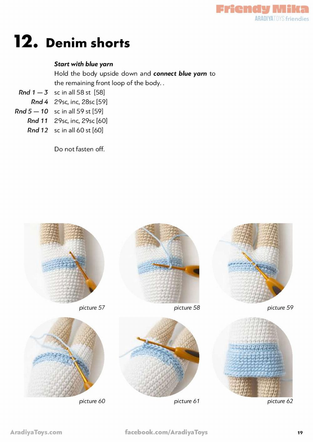 Friendy Mika AradiyaToys friendies Friendy Mika AradiyaToys friendies Crochet pattern doll