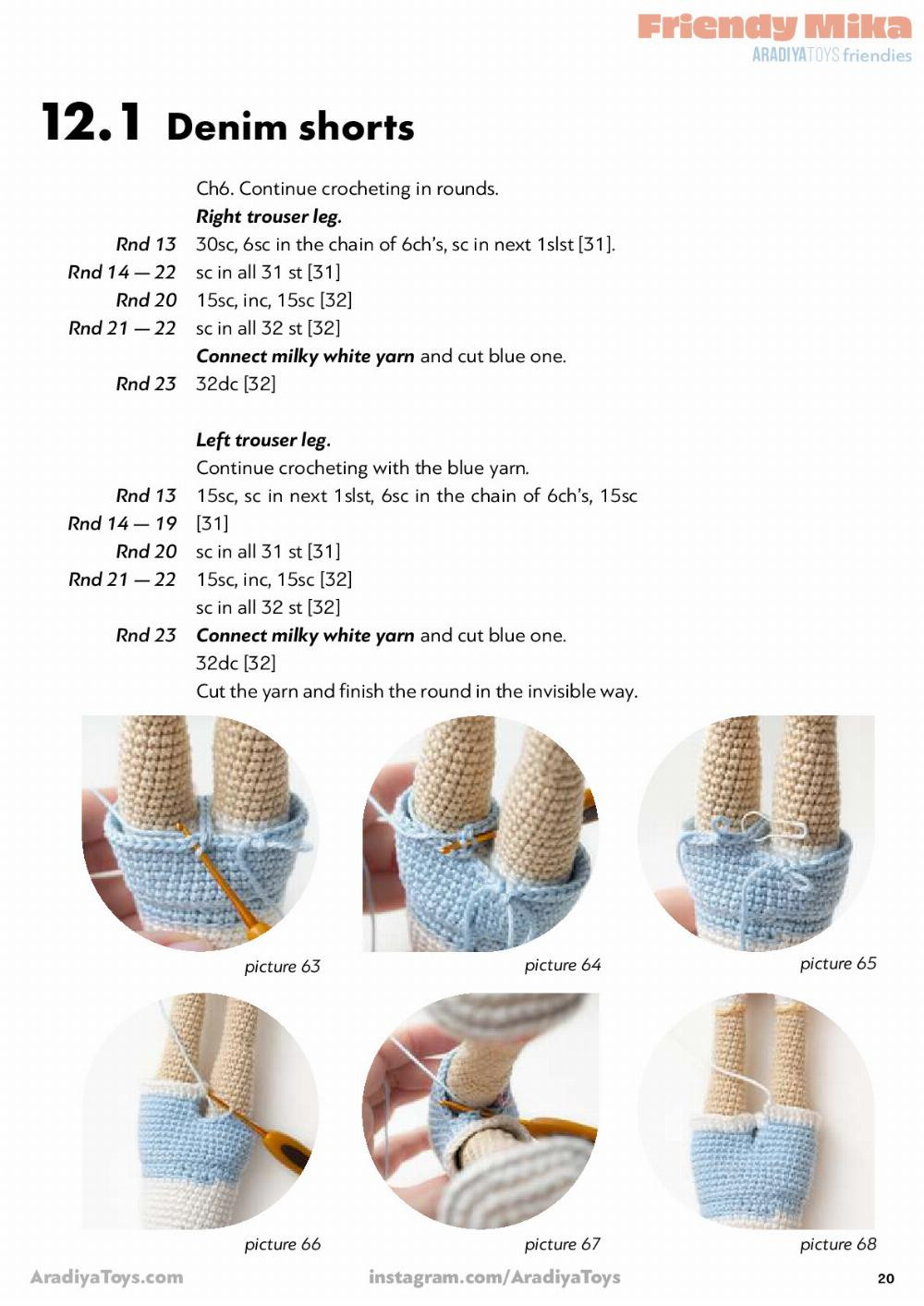 Friendy Mika AradiyaToys friendies Friendy Mika AradiyaToys friendies Crochet pattern doll