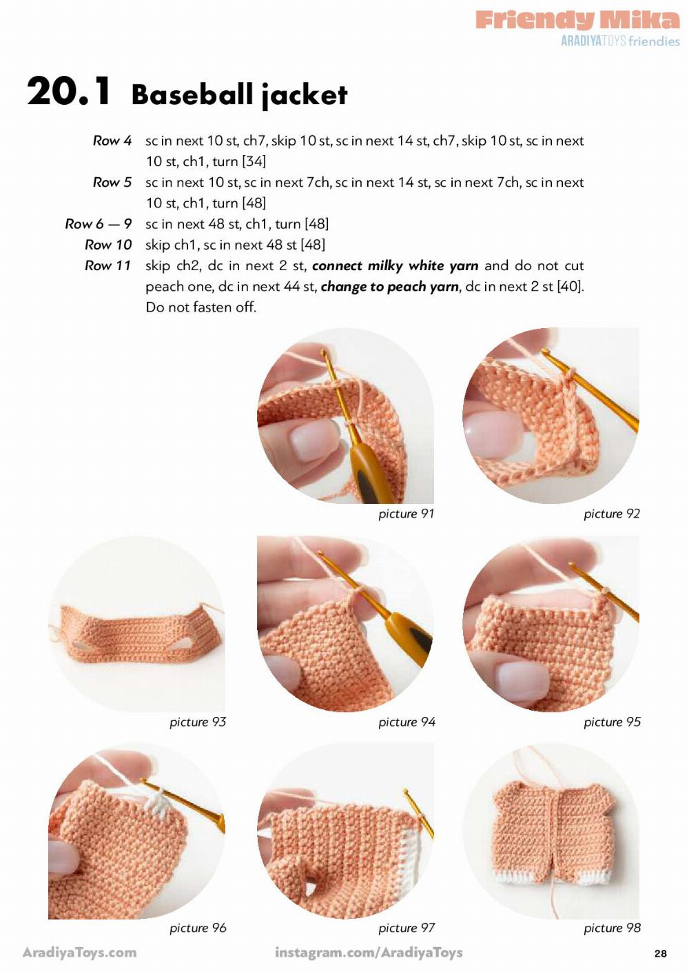 Friendy Mika AradiyaToys friendies Friendy Mika AradiyaToys friendies Crochet pattern doll